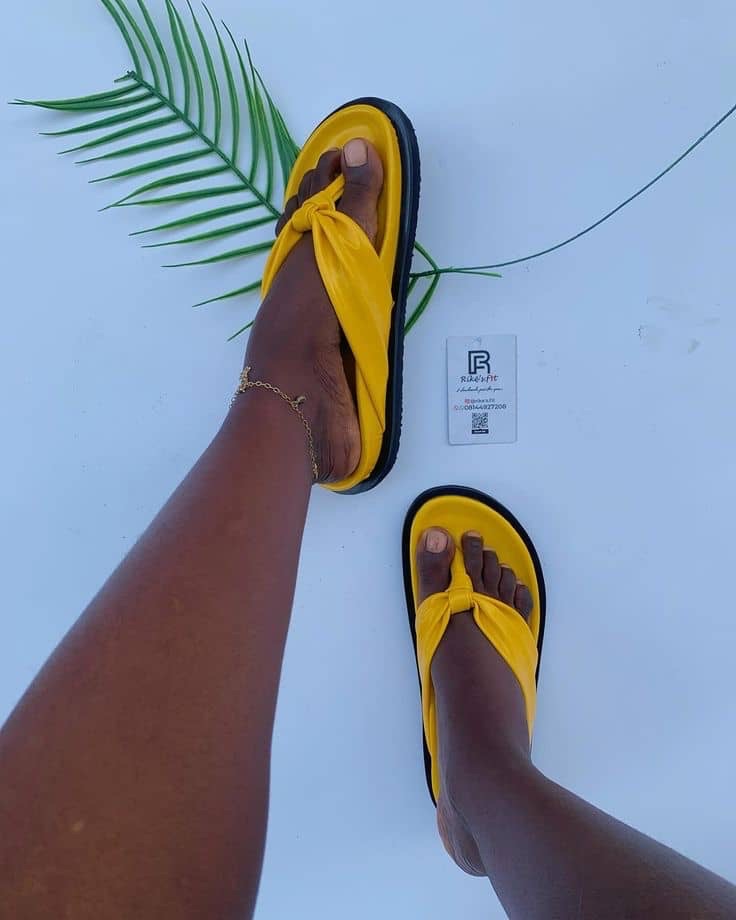 Female Berkins sole slippers